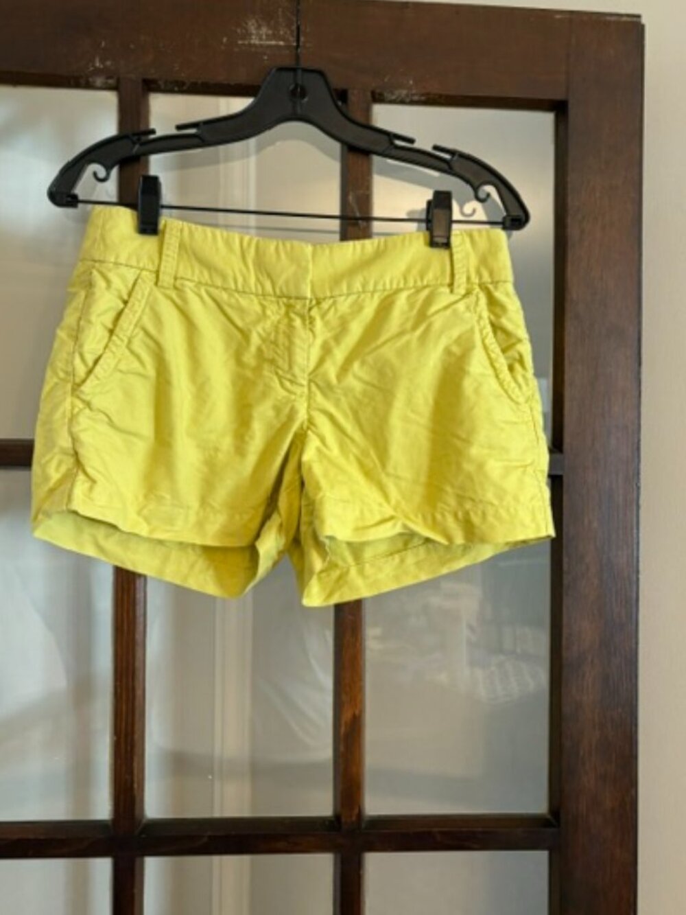 J.Crew Chartreuse Shorts, Size  4